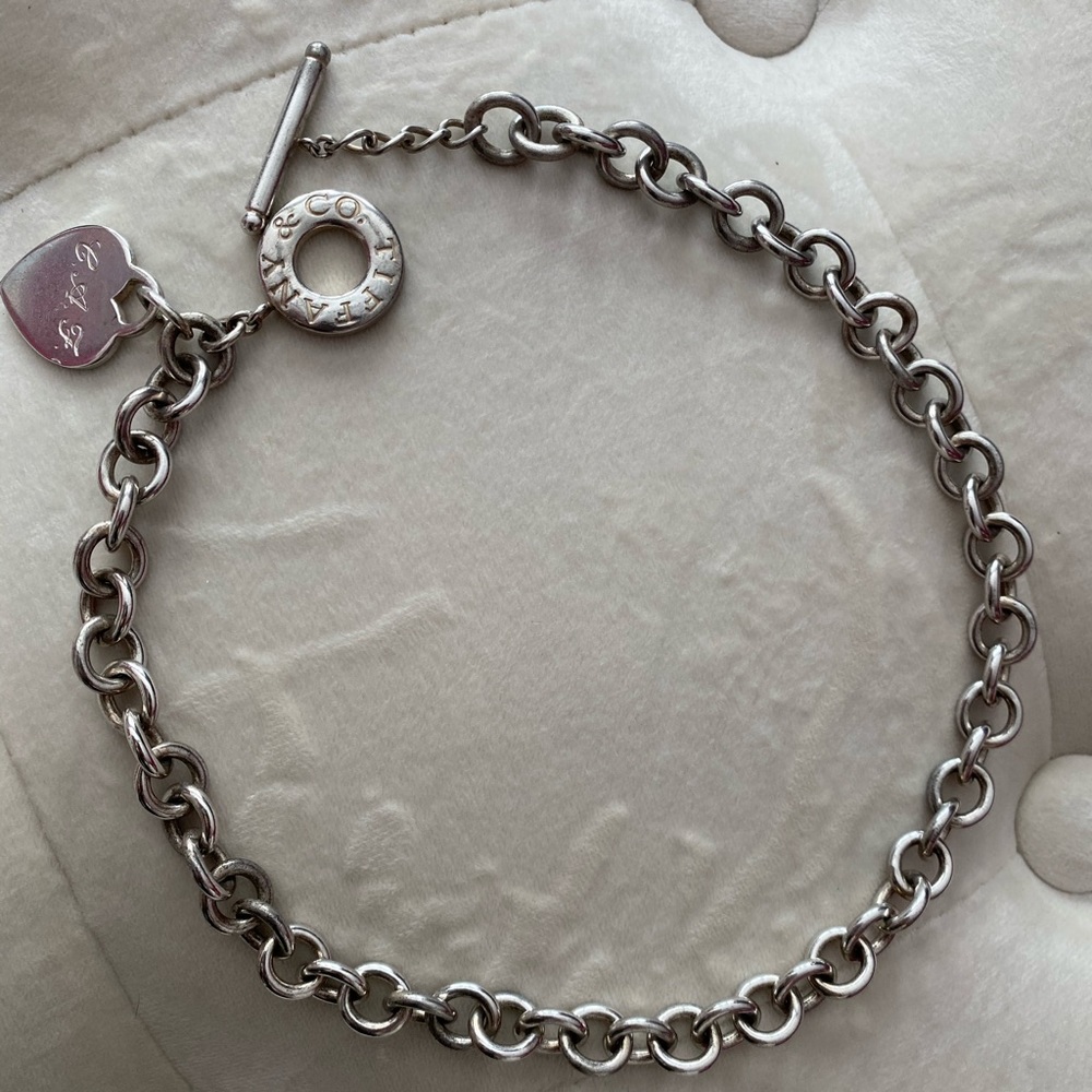 Tiffany&Co Classic Heart Tag Toggle Necklace